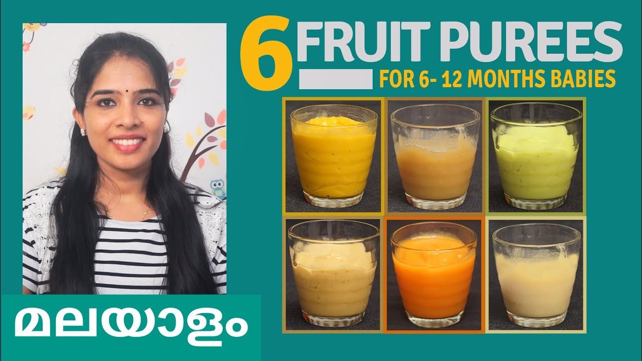 Fruit purees for babies