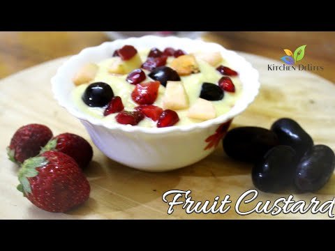 Fruit Custard Recipe Malayalam | How To Make Fruit Salad